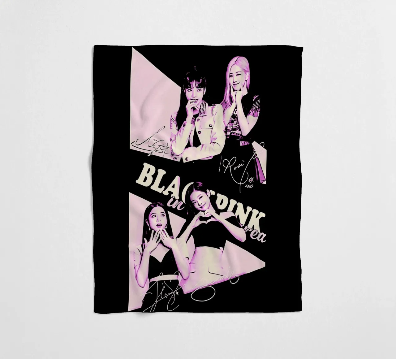 Blackpink 3 coperta in pile da music soul