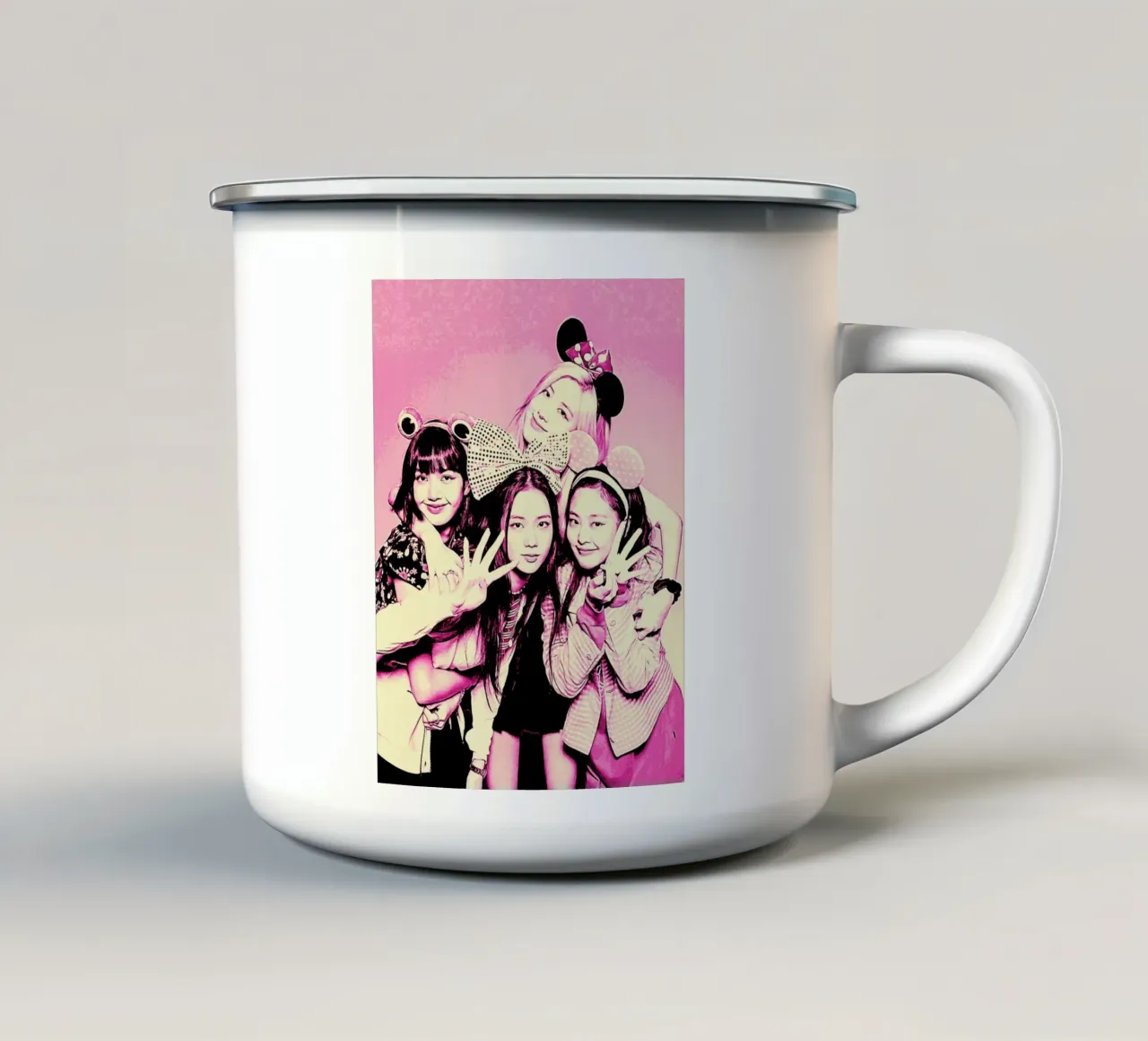 Blackpink 2 tazza in smalto da music soul