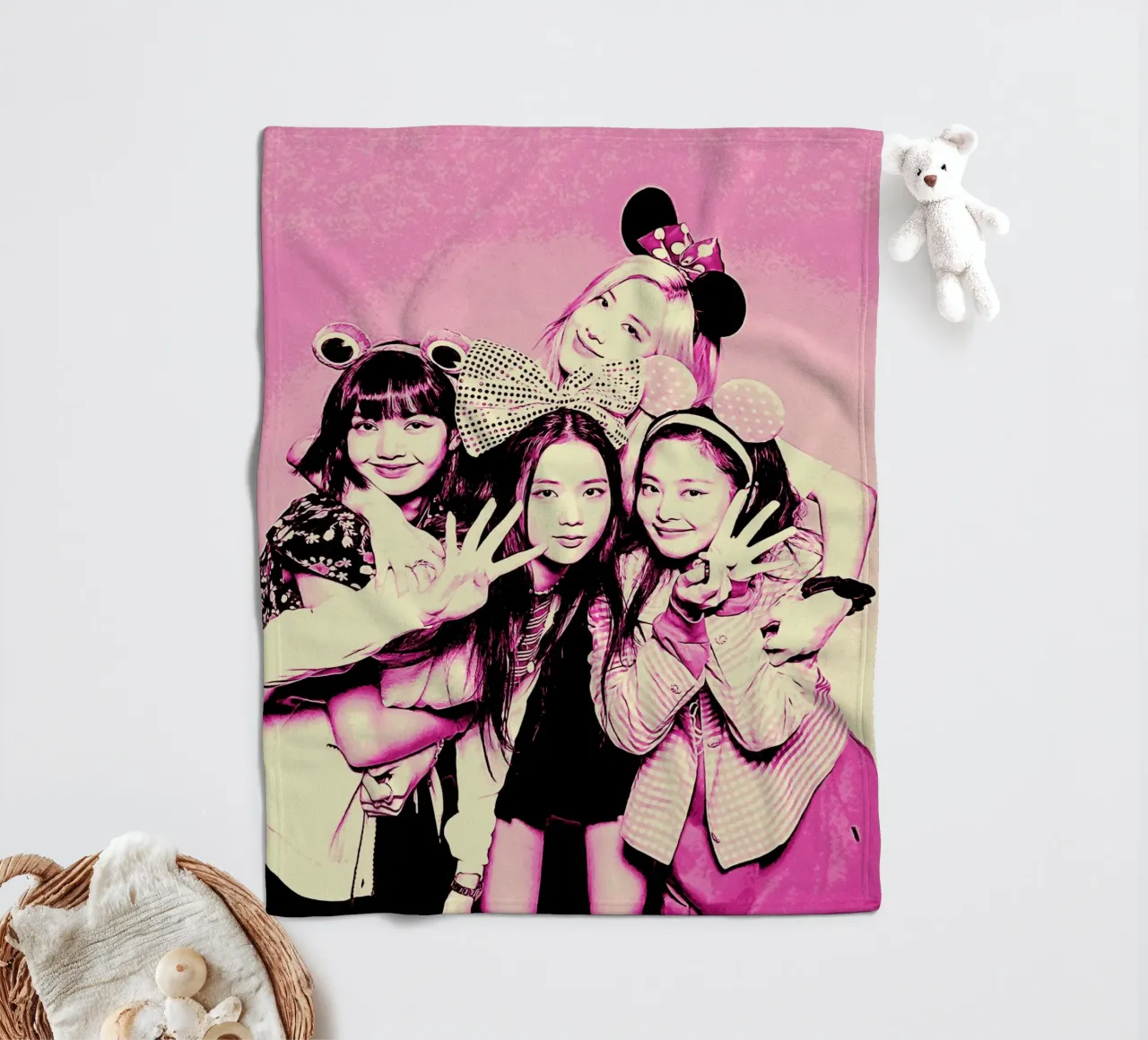 Blackpink 2 coperta in pile da music soul