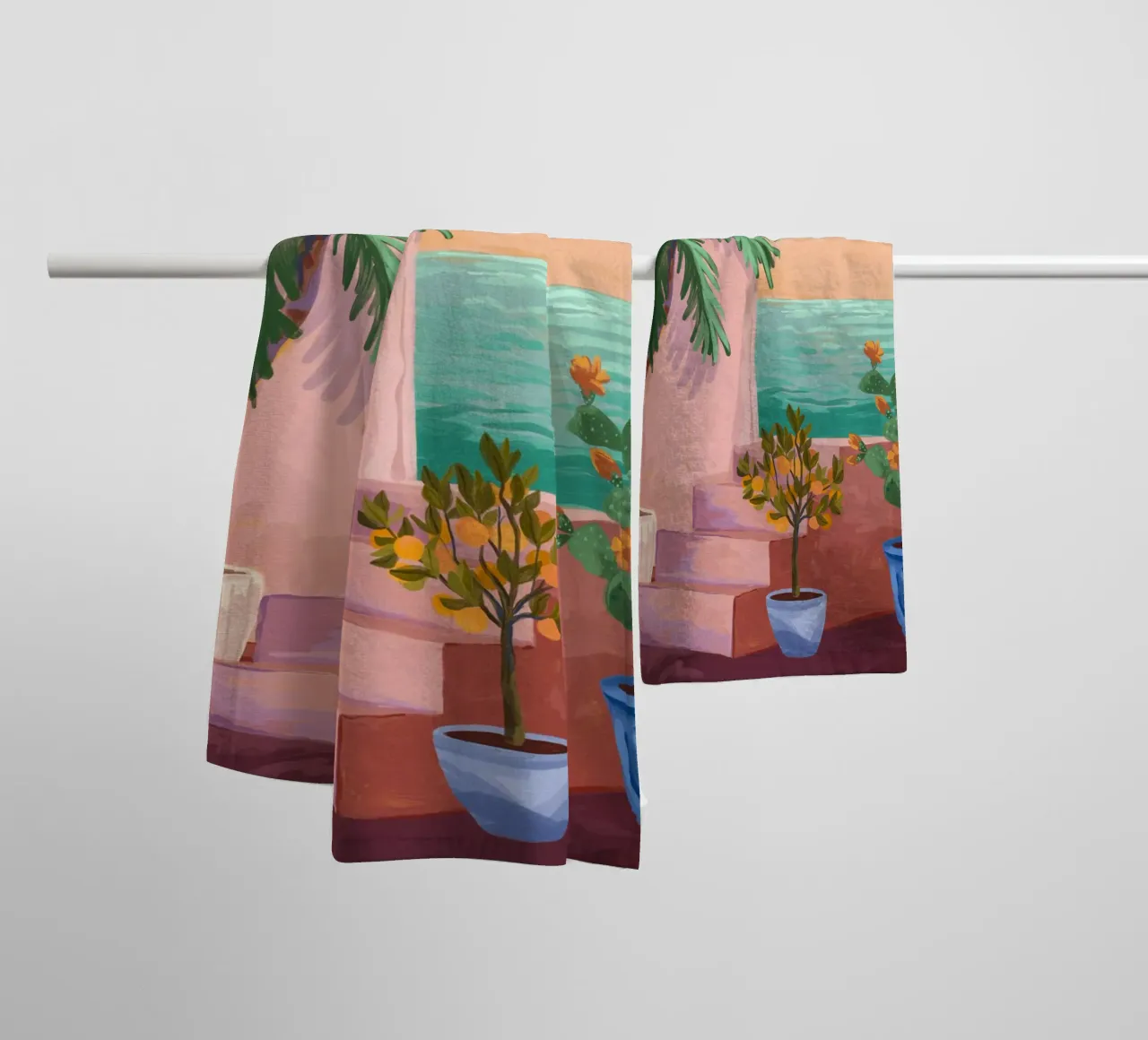 Stairway to Paradise towel by Goed Blauw