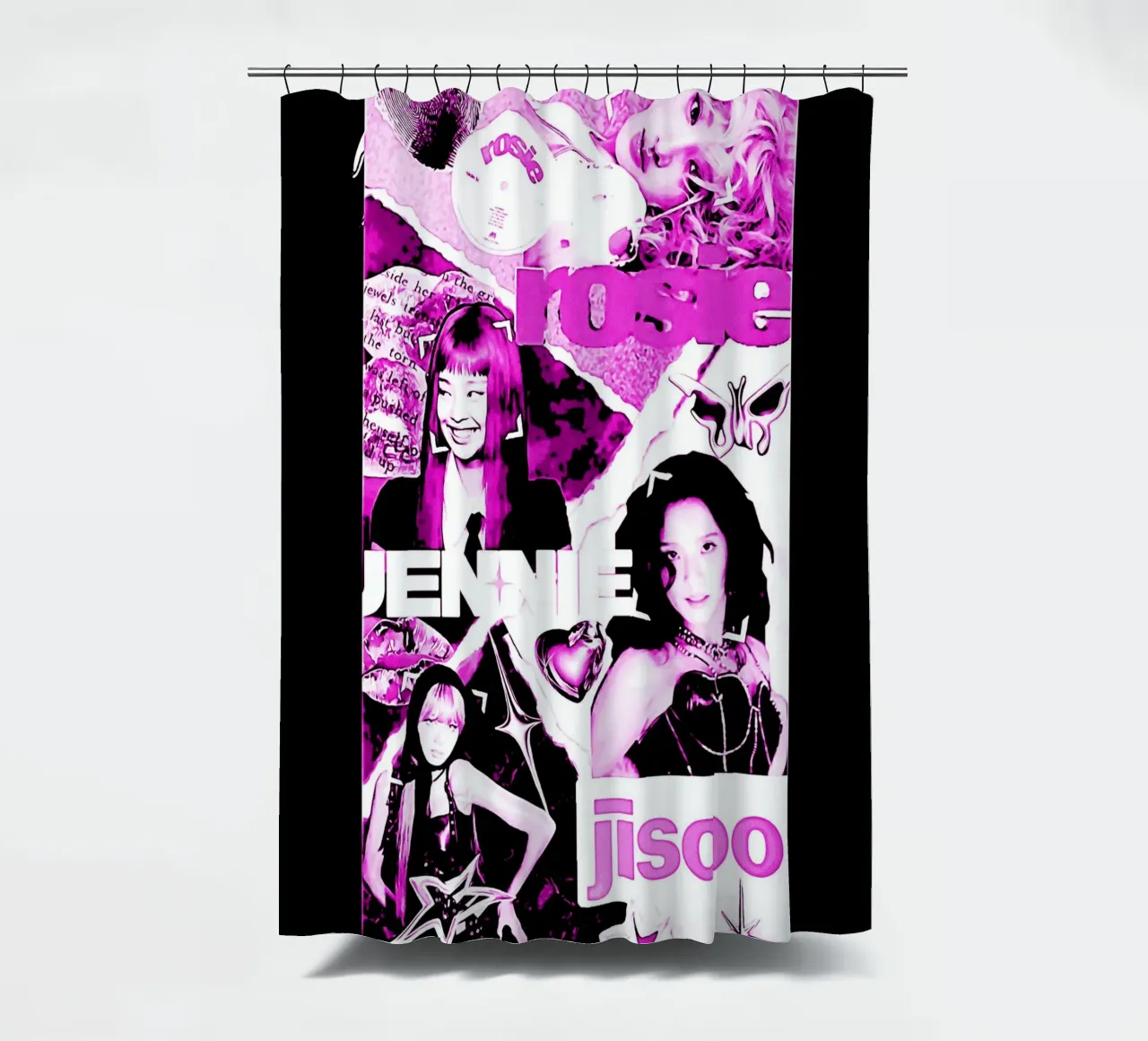 Blackpink 1 shower curtain by music soul