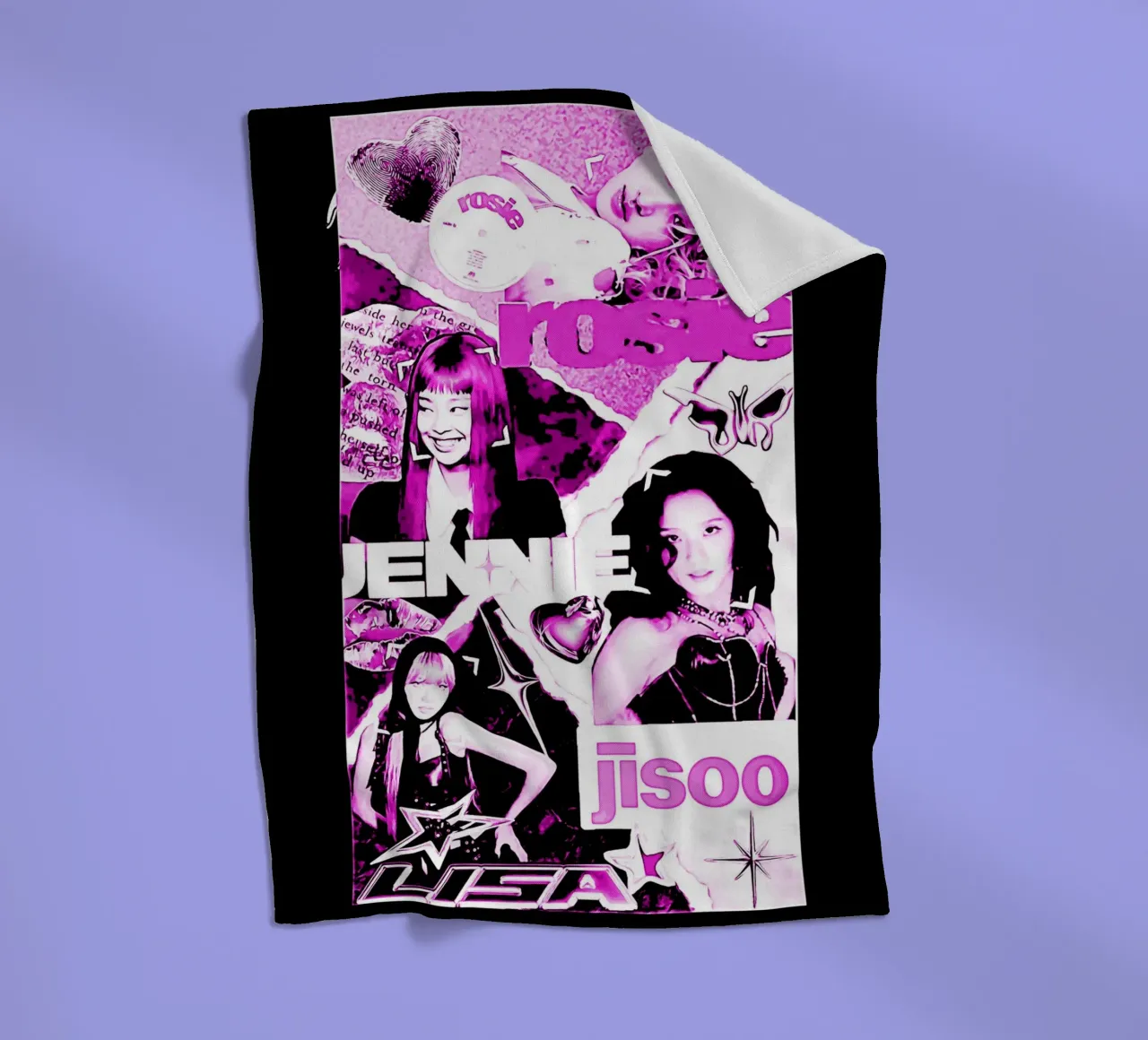 Blackpink 1 coperta in pile da music soul
