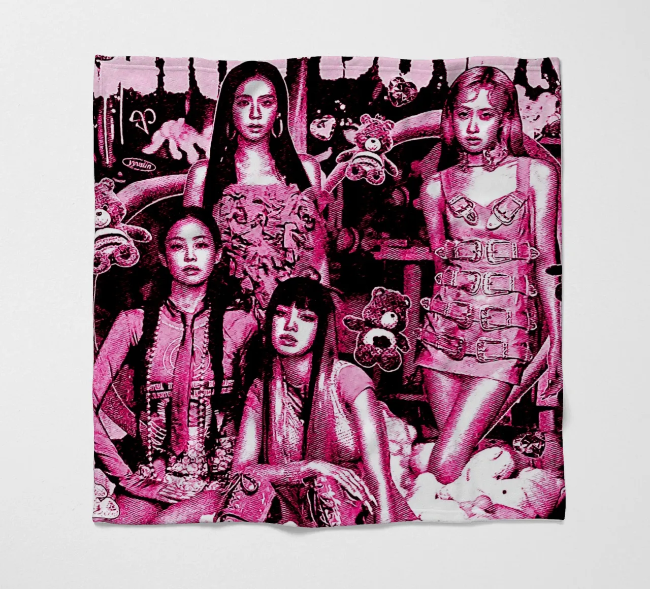 Blackpink coperta in pile da music soul