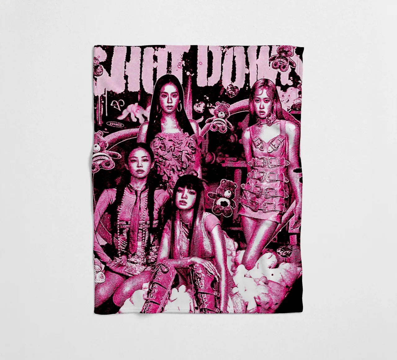 Blackpink coperta in pile da music soul