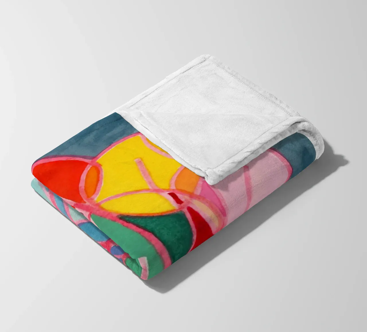 bunter Strauss Lollis fleece blanket by Nica Colorie