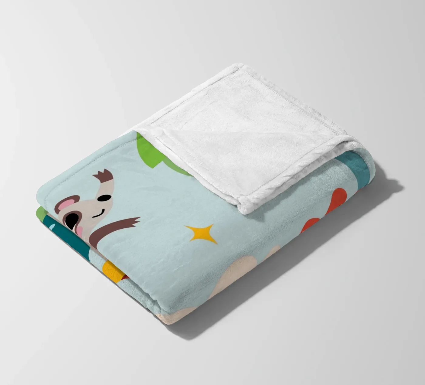 Das Eichhörnchen springt Fleecedecke von CUTE ANIMALS