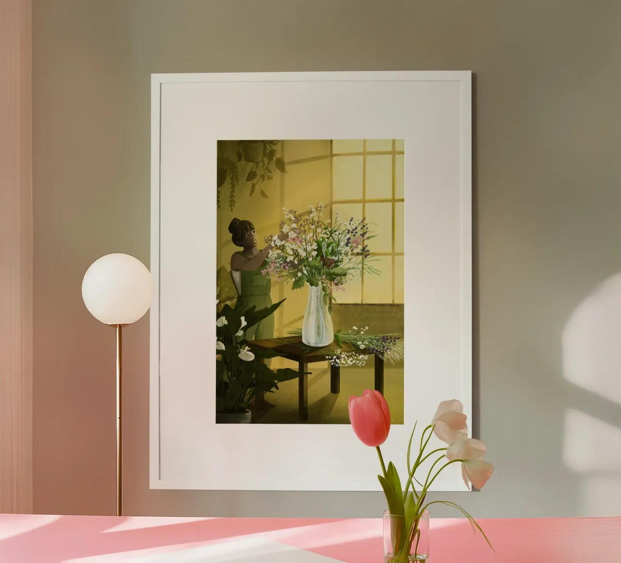 In the cracks of light I dream poster da Goed Blauw