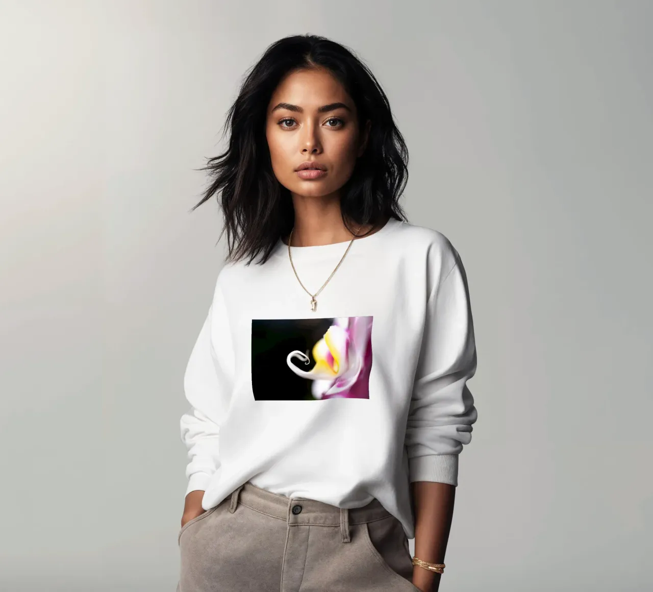 Orchidea #7 felpa da rafael campezato