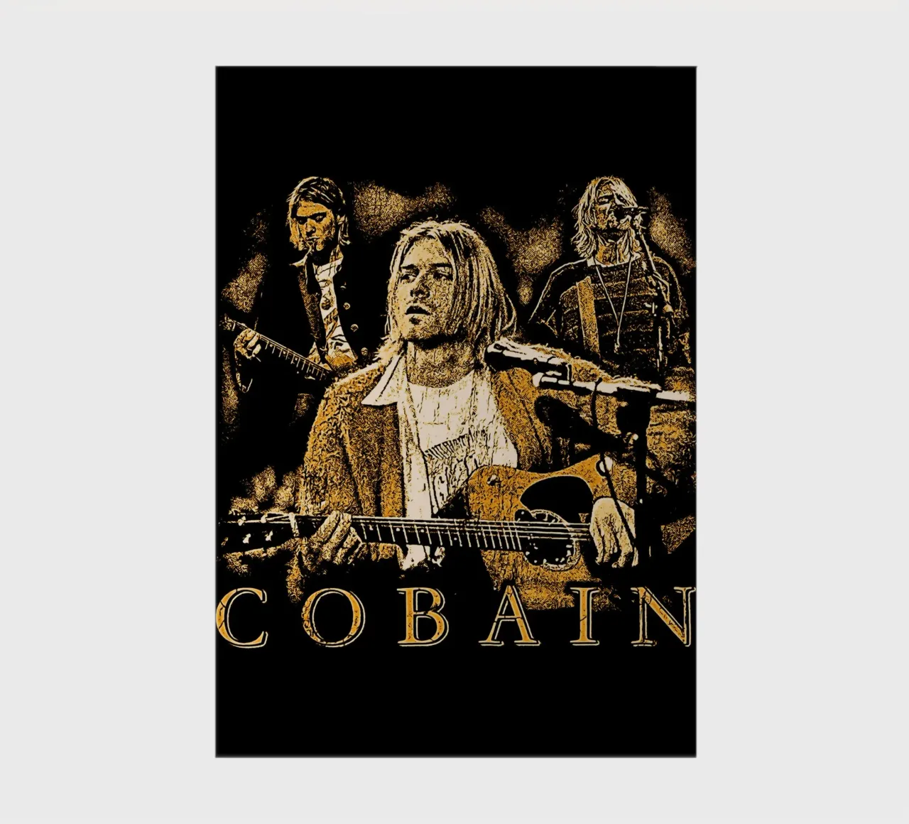 cobain nirvana groupe musique art carnet de notes de music soul