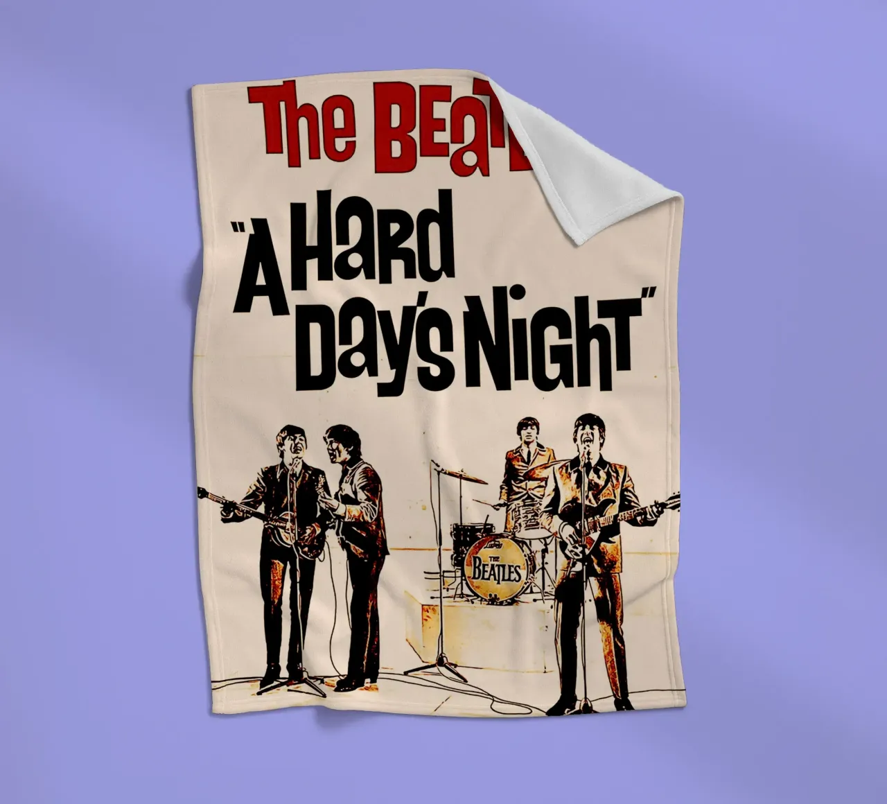 I Beatles, gruppo musicale britpop coperta in pile da music soul