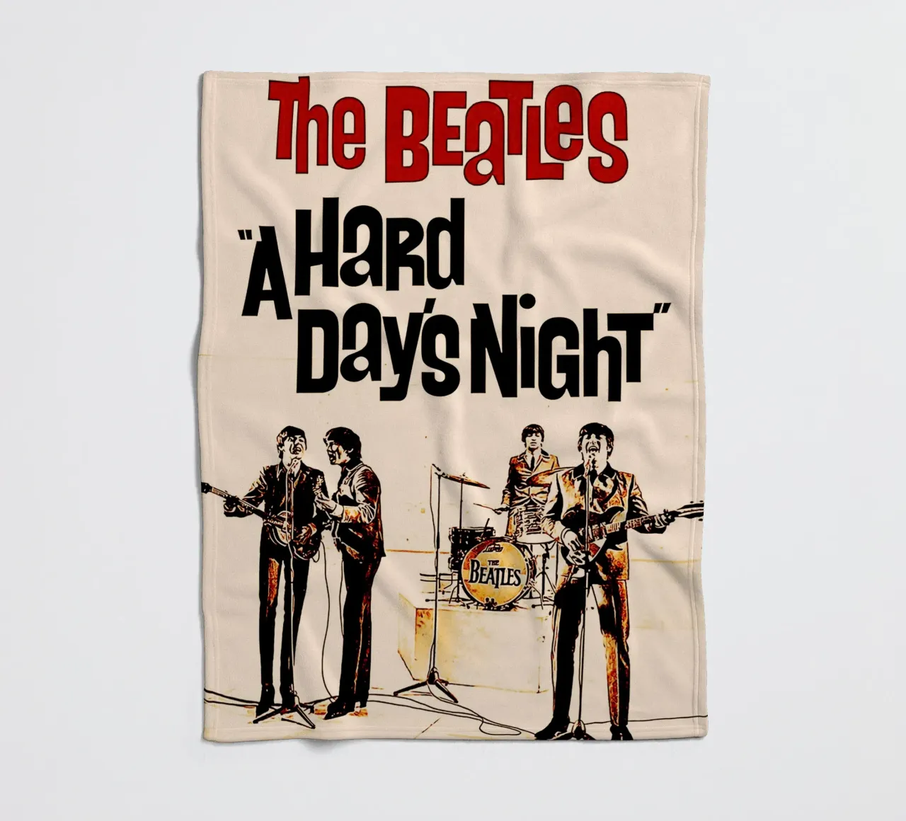 I Beatles, gruppo musicale britpop coperta in pile da music soul