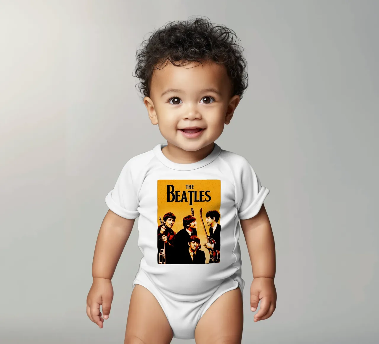 I Beatles, gruppo musicale britpop 1 body neonato maniche corte da music soul