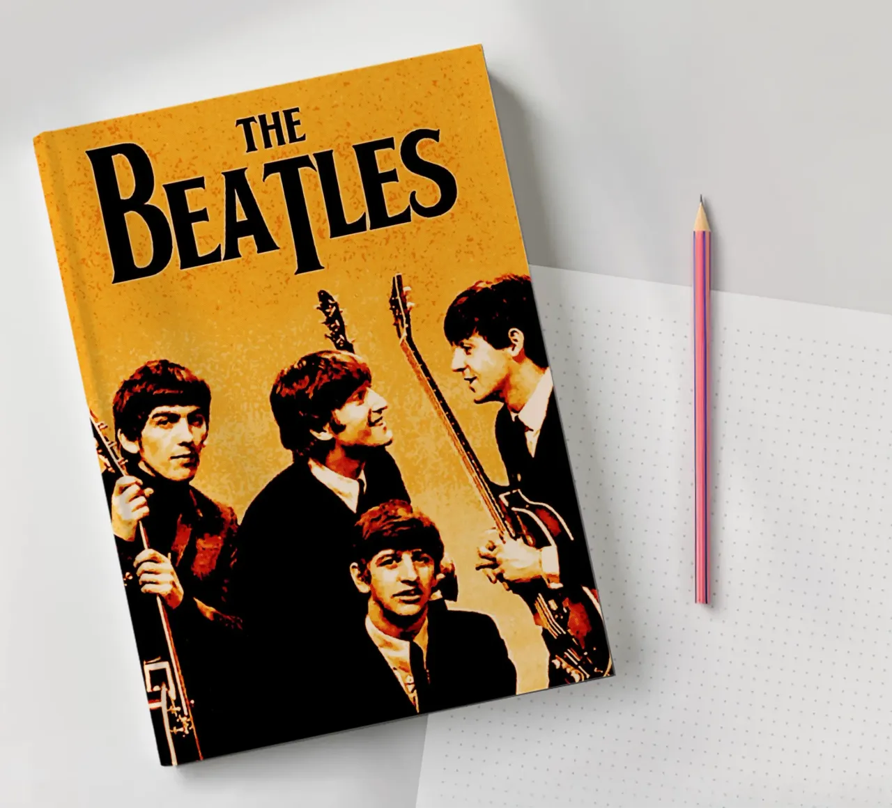 Les Beatles groupe britpop musique 1 carnet de notes de music soul