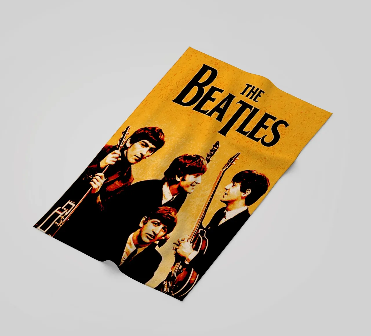 I Beatles, gruppo musicale britpop 1 telo mare da music soul