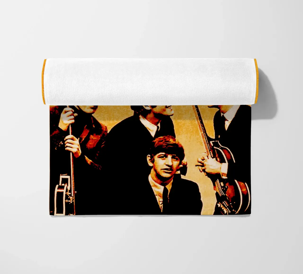 I Beatles, gruppo musicale britpop 1 telo mare da music soul