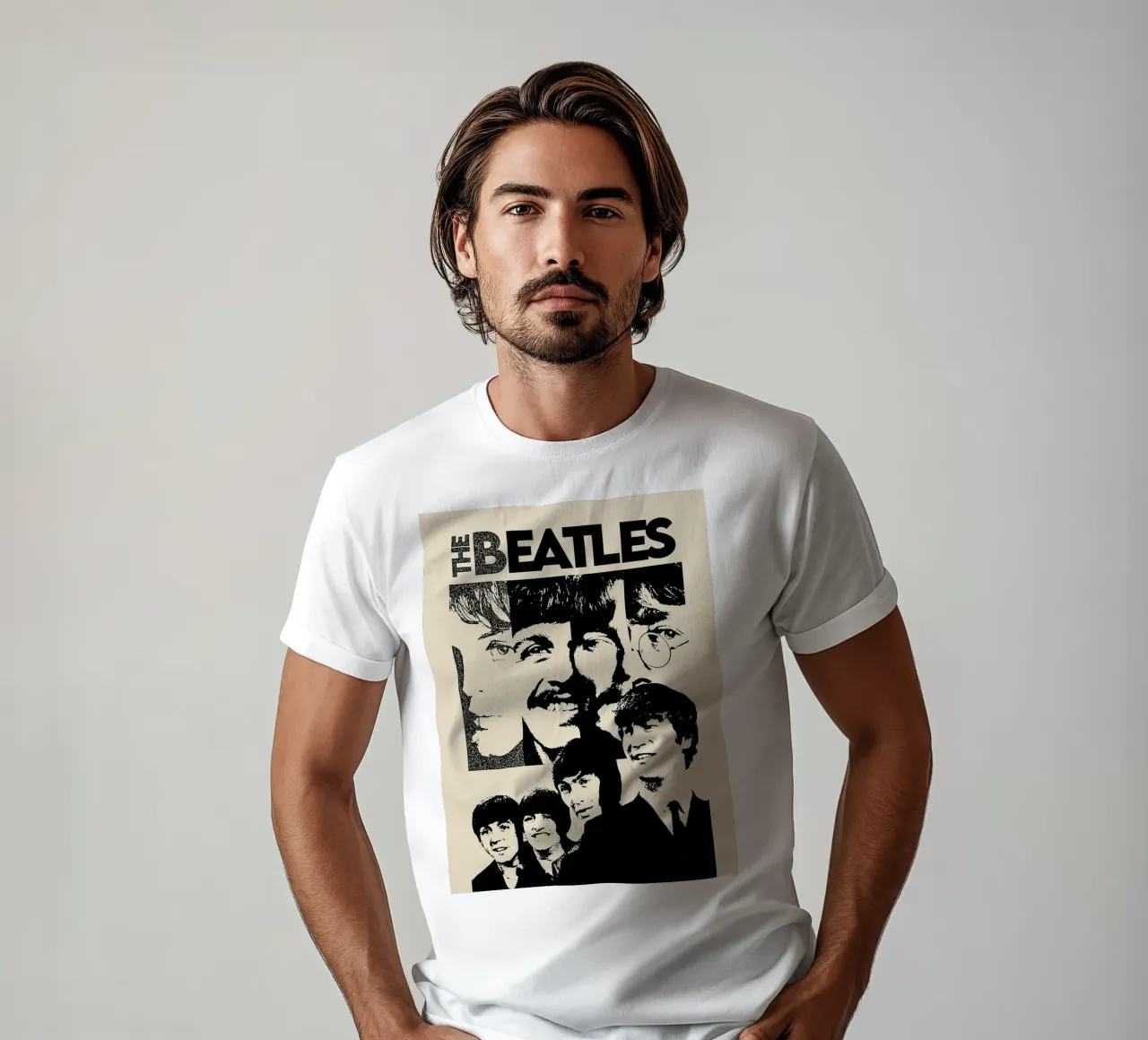 I Beatles, gruppo musicale britpop 2 t-shirt da music soul