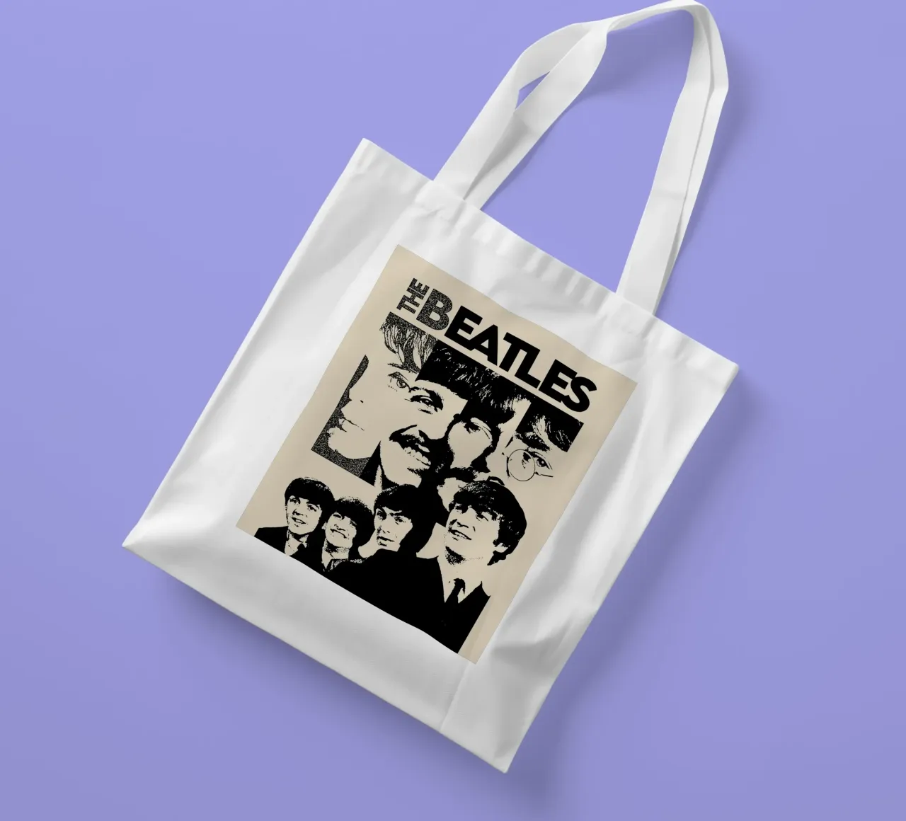 I Beatles, gruppo musicale britpop 2 borsa in juta da music soul
