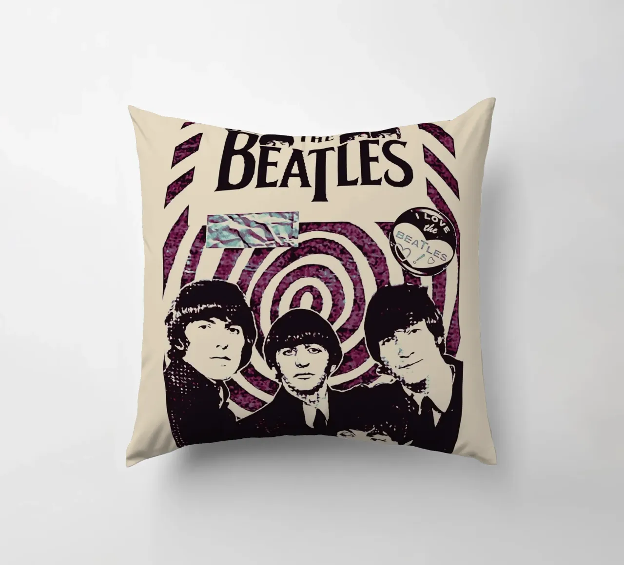 I Beatles band britpop musica 3 cuscino da music soul