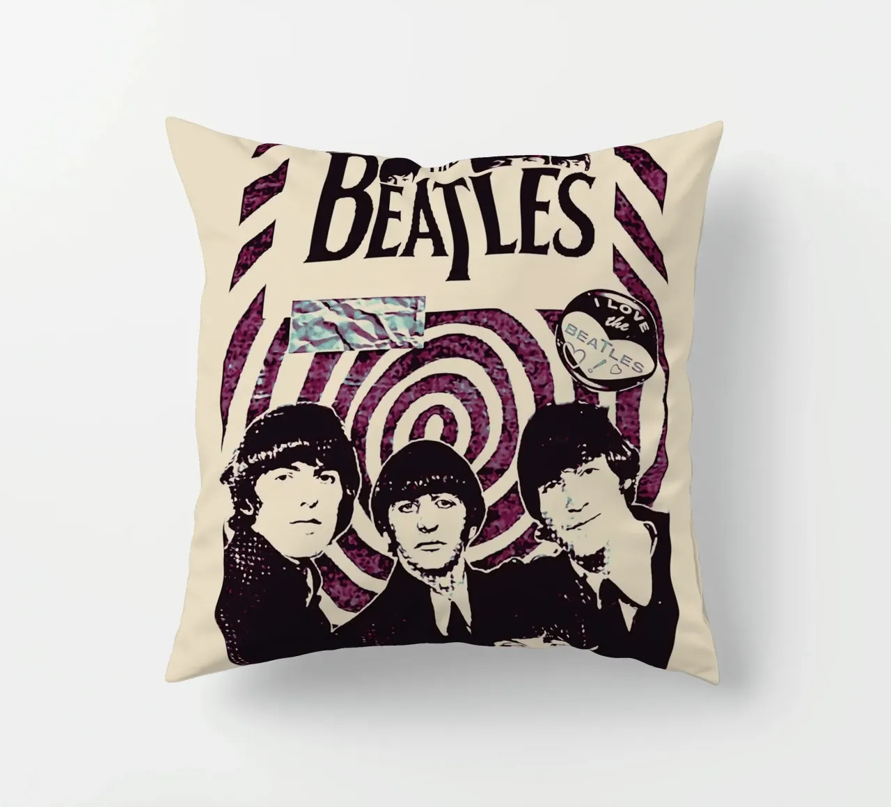 I Beatles band britpop musica 3 cuscino da music soul
