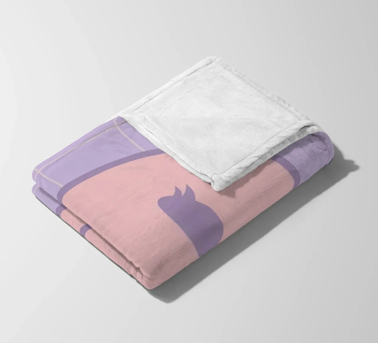 Pink Smiley Face coperta in pile da Attaboy Dsgn