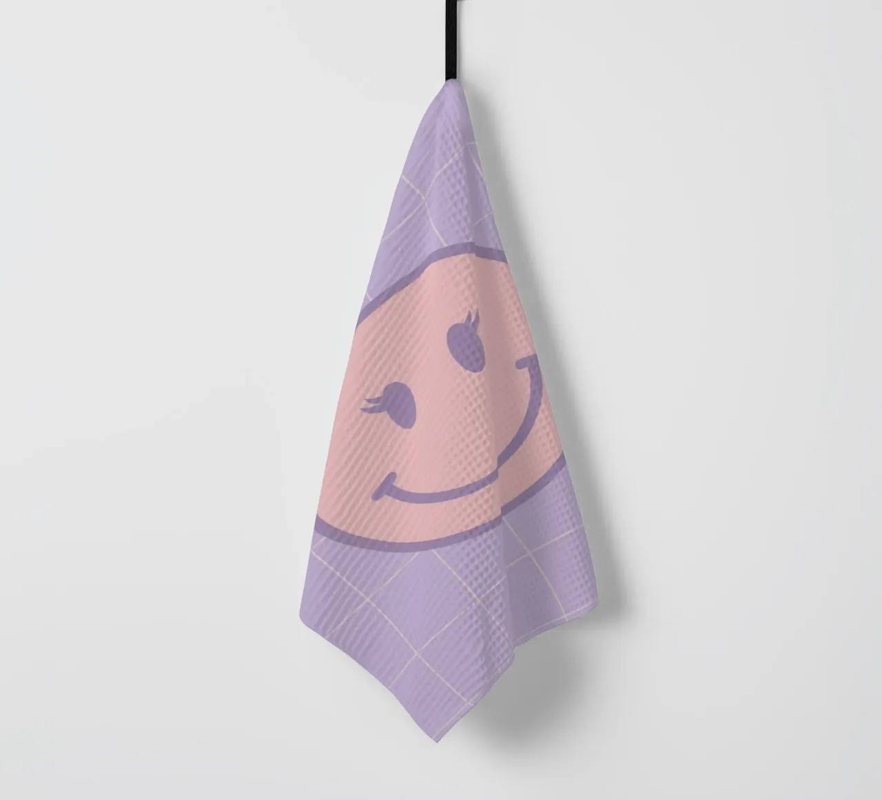 Pink Smiley Face canovaccio da cucina da Attaboy Dsgn