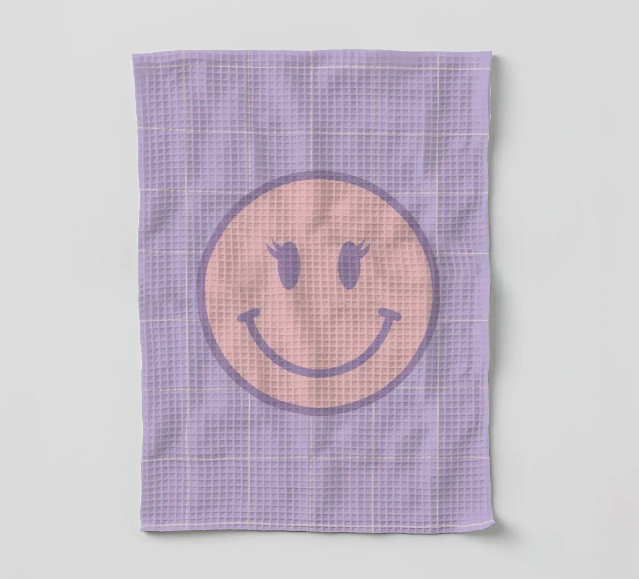 Pink Smiley Face canovaccio da cucina da Attaboy Dsgn
