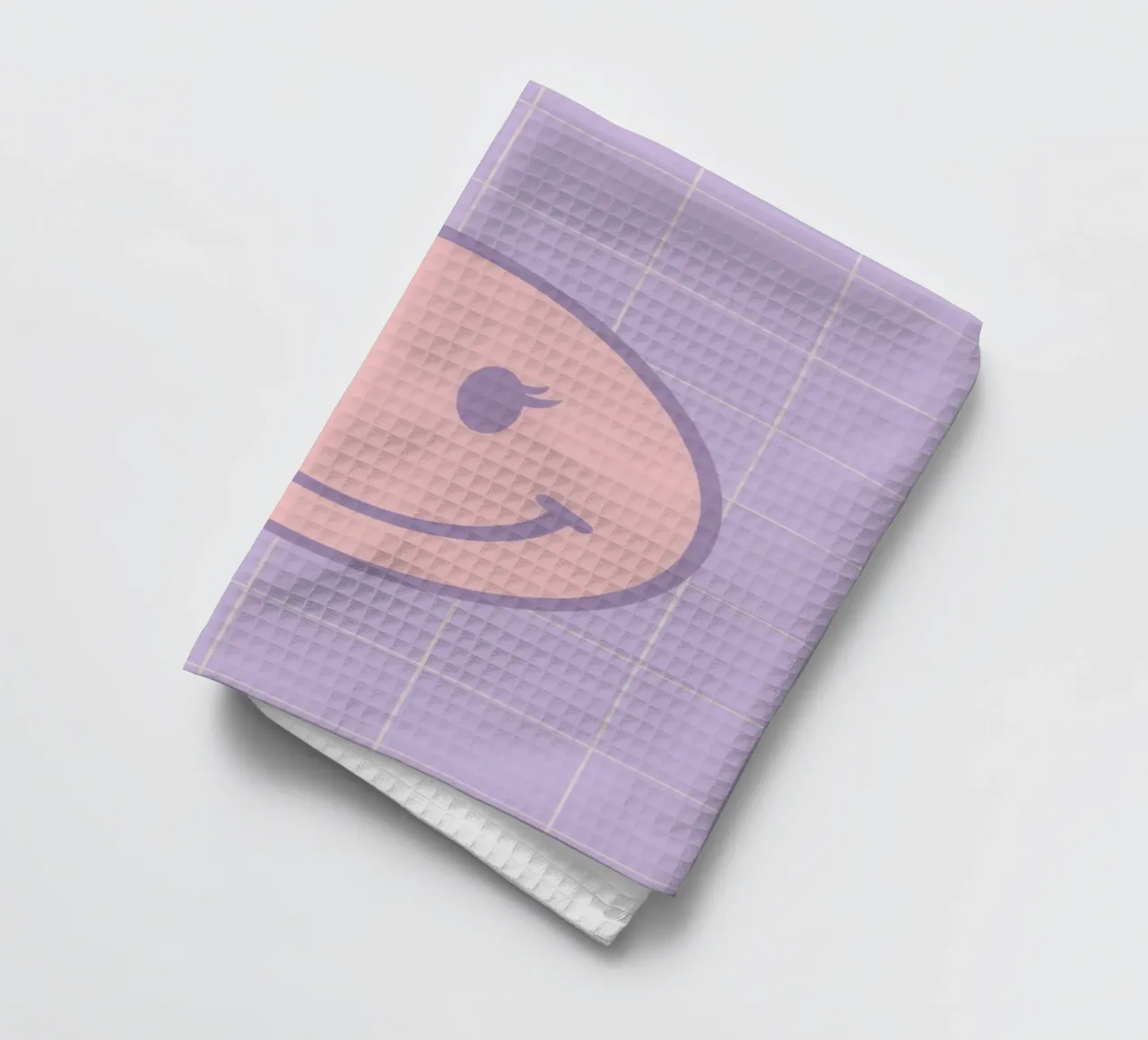 Pink Smiley Face canovaccio da cucina da Attaboy Dsgn