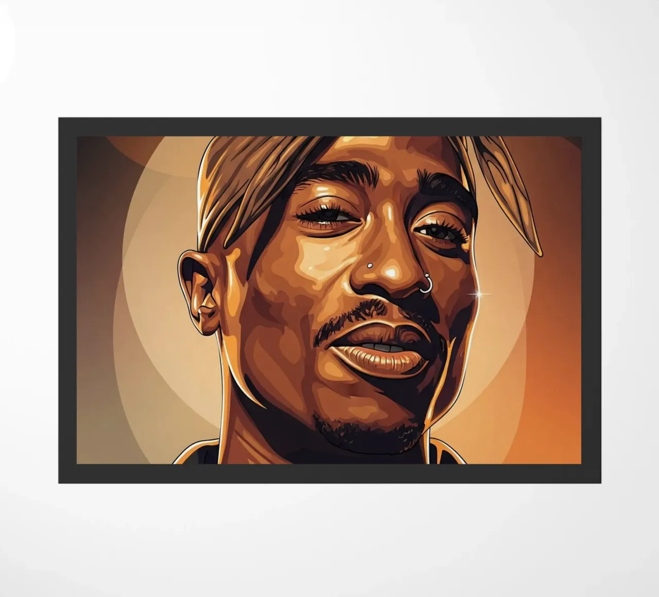Tupac Shakur smile zerbino da Lembayung art