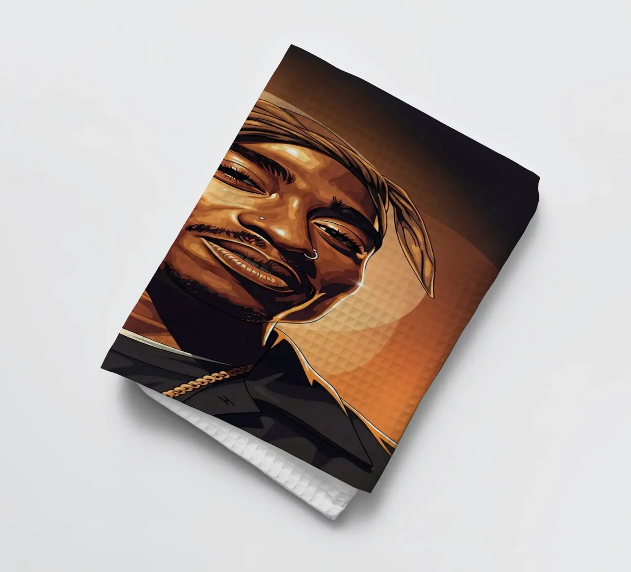 Tupac Shakur smile canovaccio da cucina da Lembayung art