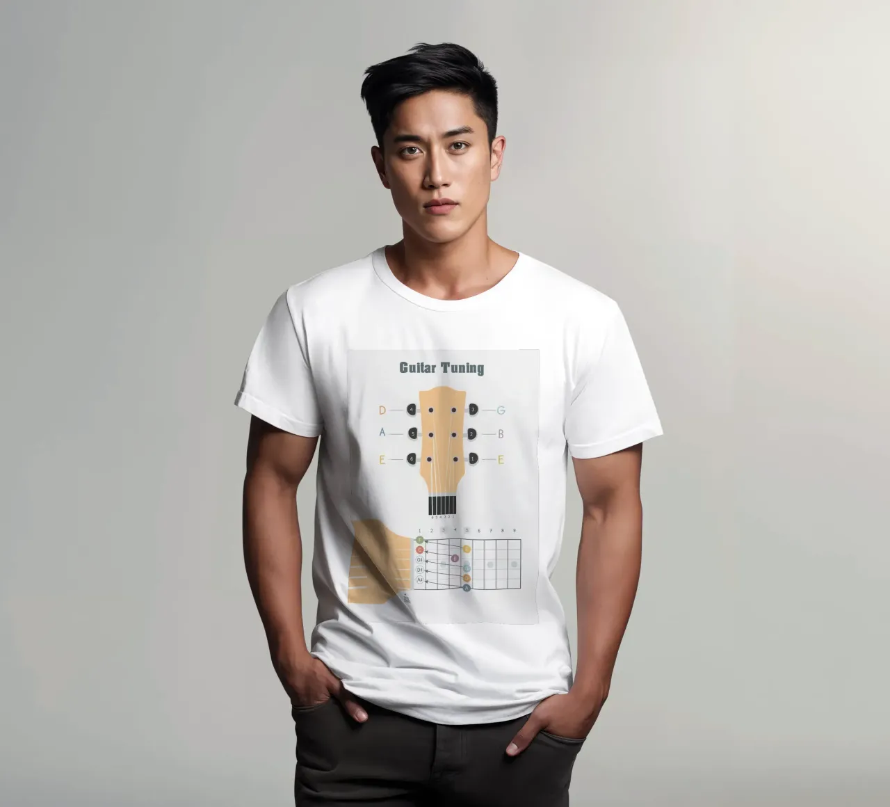 Guitar Fretboard t-shirt by Attaboy Dsgn