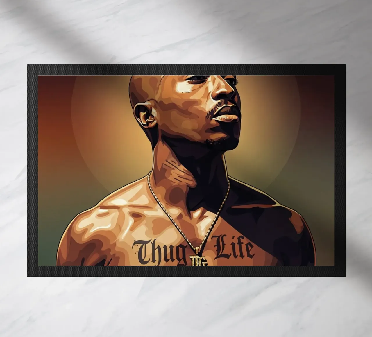Thug Life - Tupac Shakur zerbino da Lembayung art