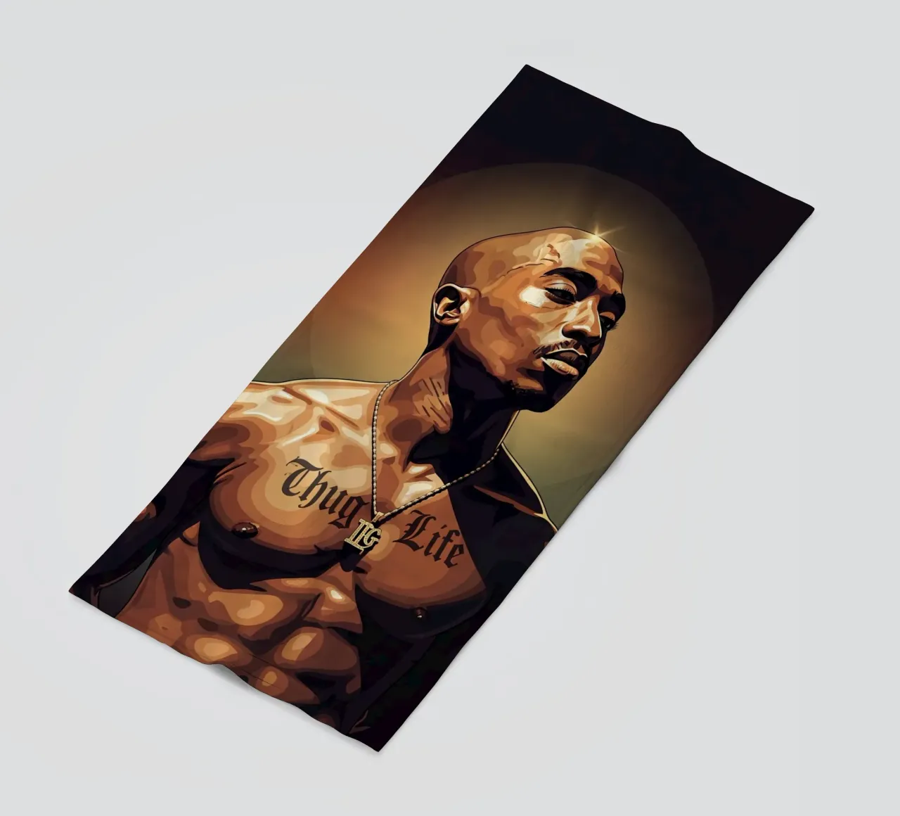 Thug Life - Tupac Shakur telo mare da Lembayung art