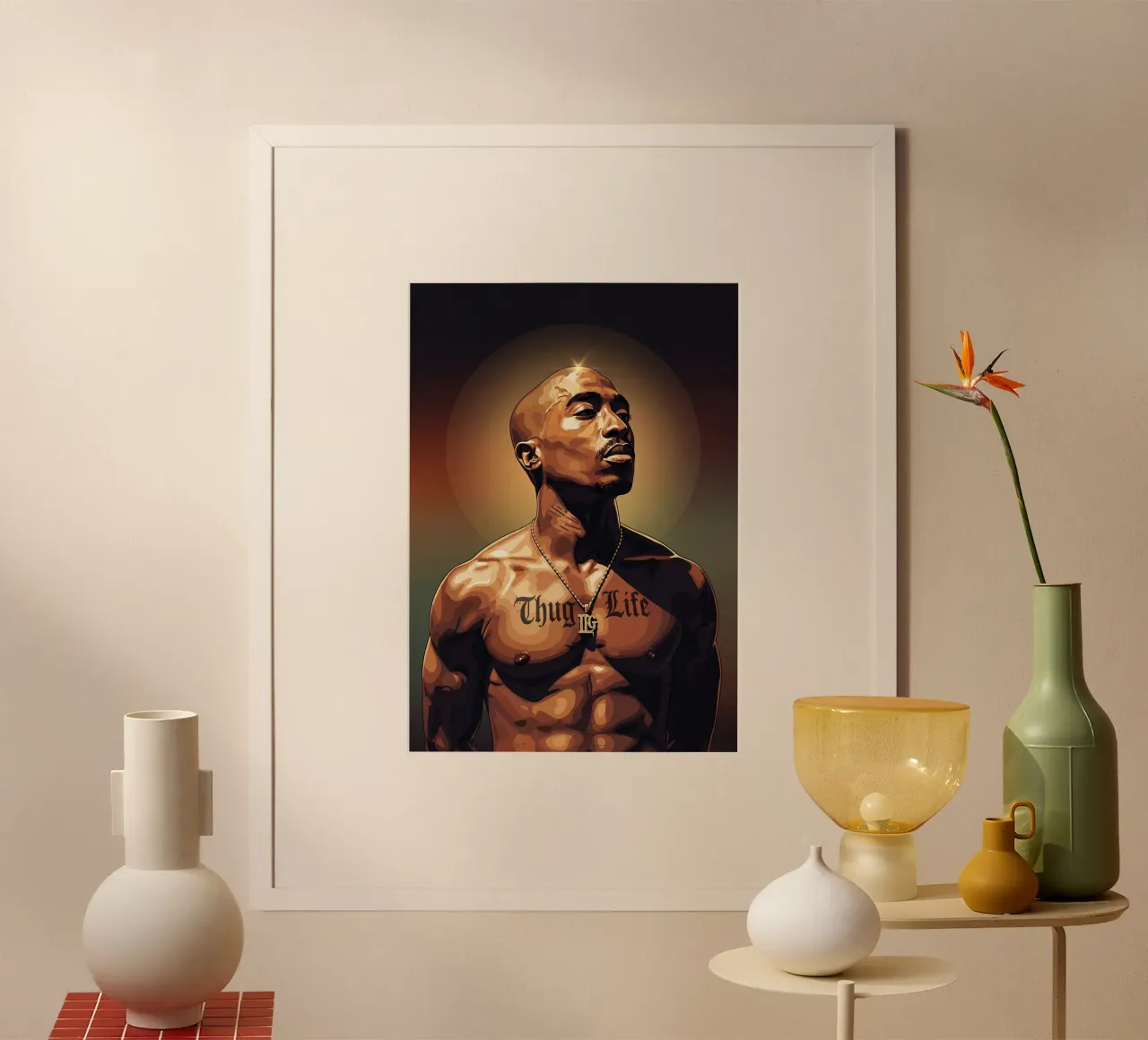 Thug Life - Tupac Shakur hahnemühle by Lembayung art