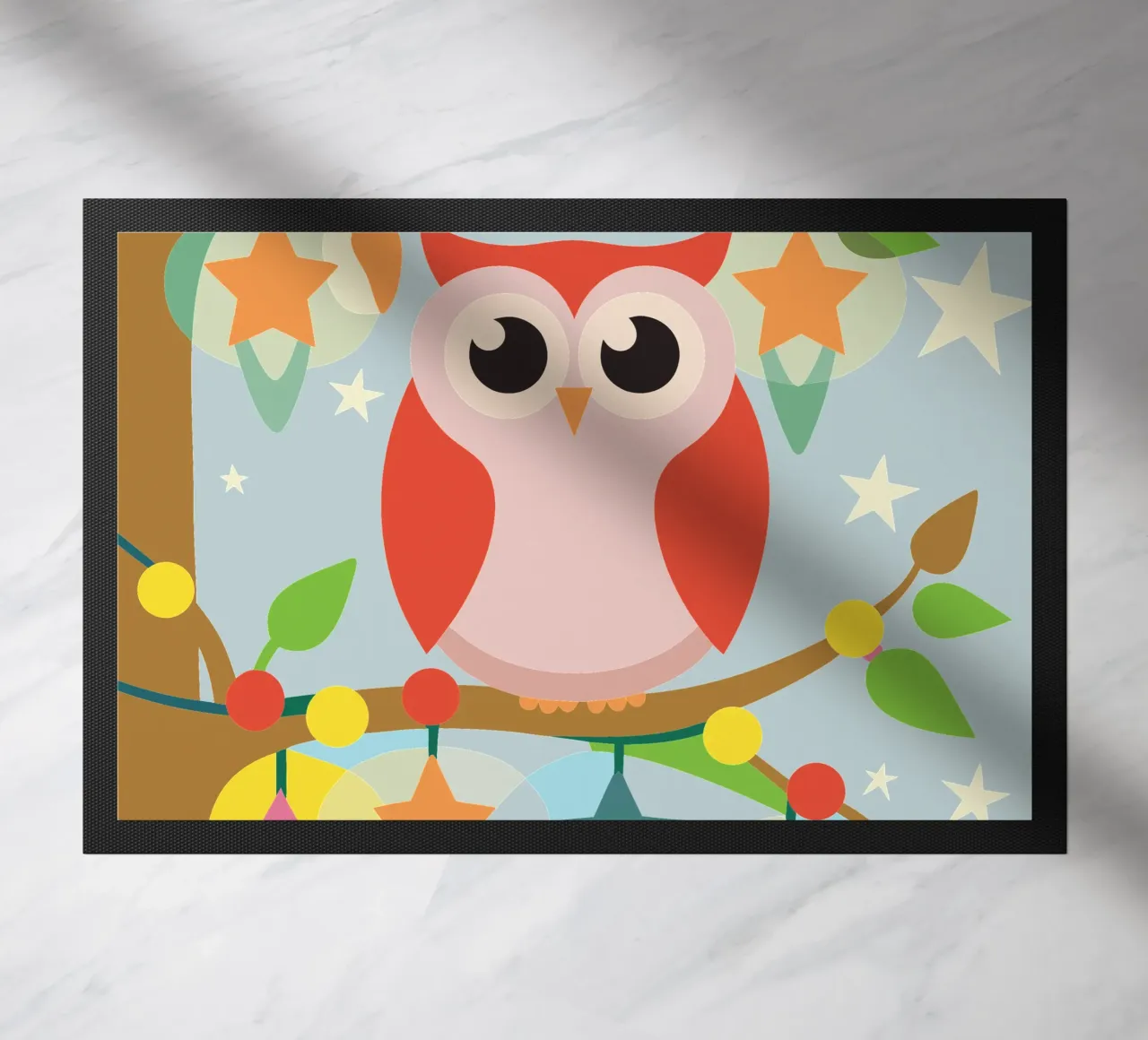 Eule Fußmatte von CUTE ANIMALS