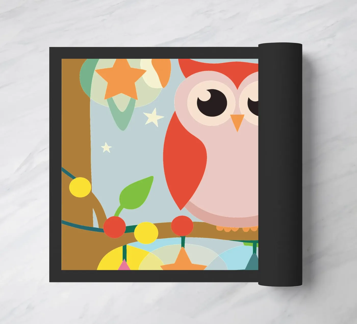 Owl deurmat van CUTE ANIMALS