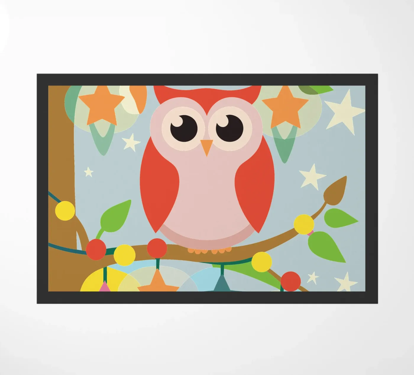 Owl deurmat van CUTE ANIMALS