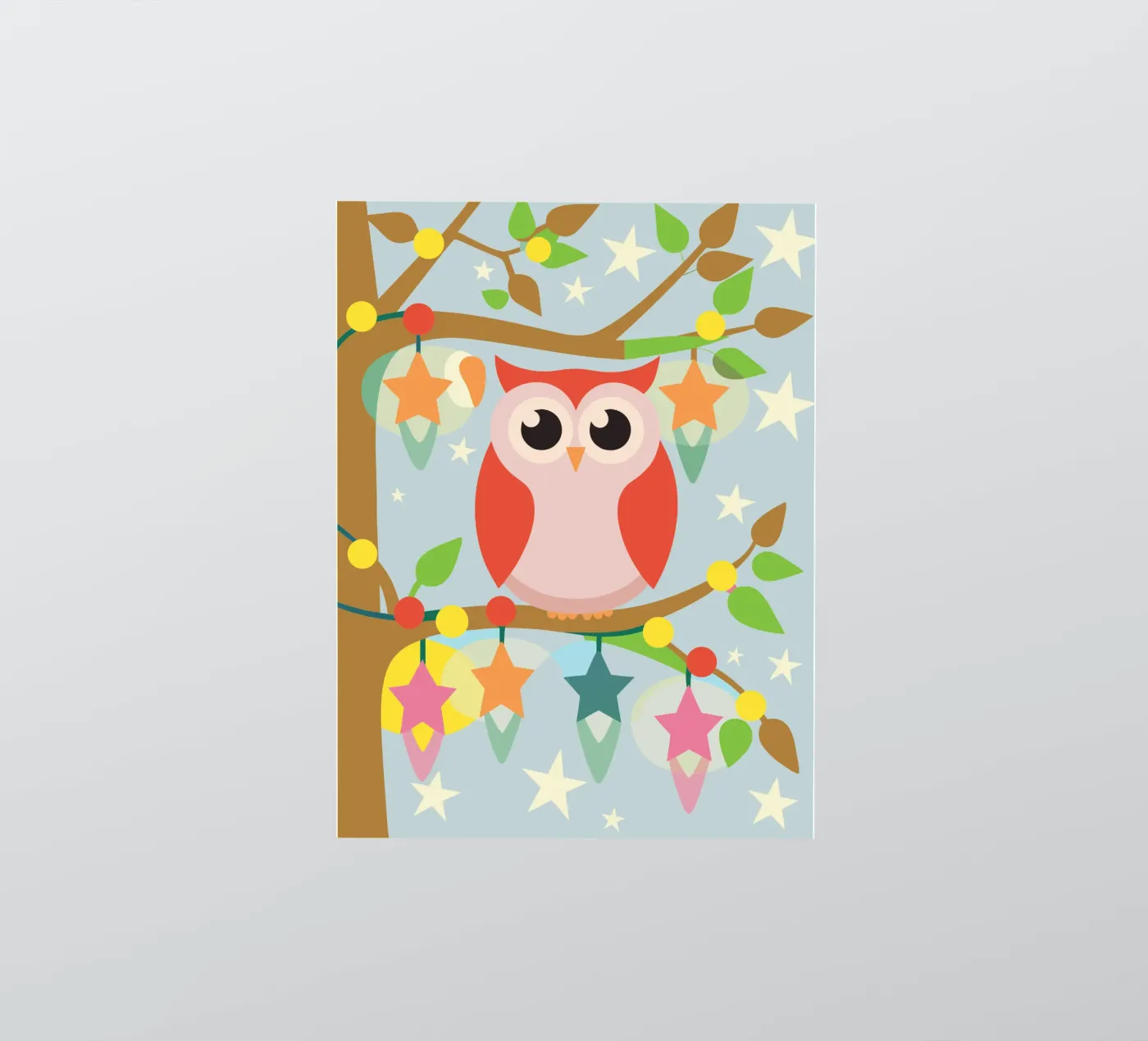 Owl sticker by CUTE ANIMALS