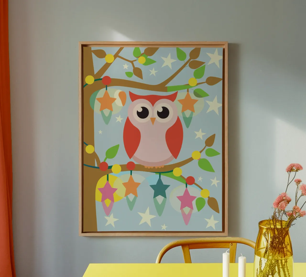 Owl canvas by CUTE ANIMALS