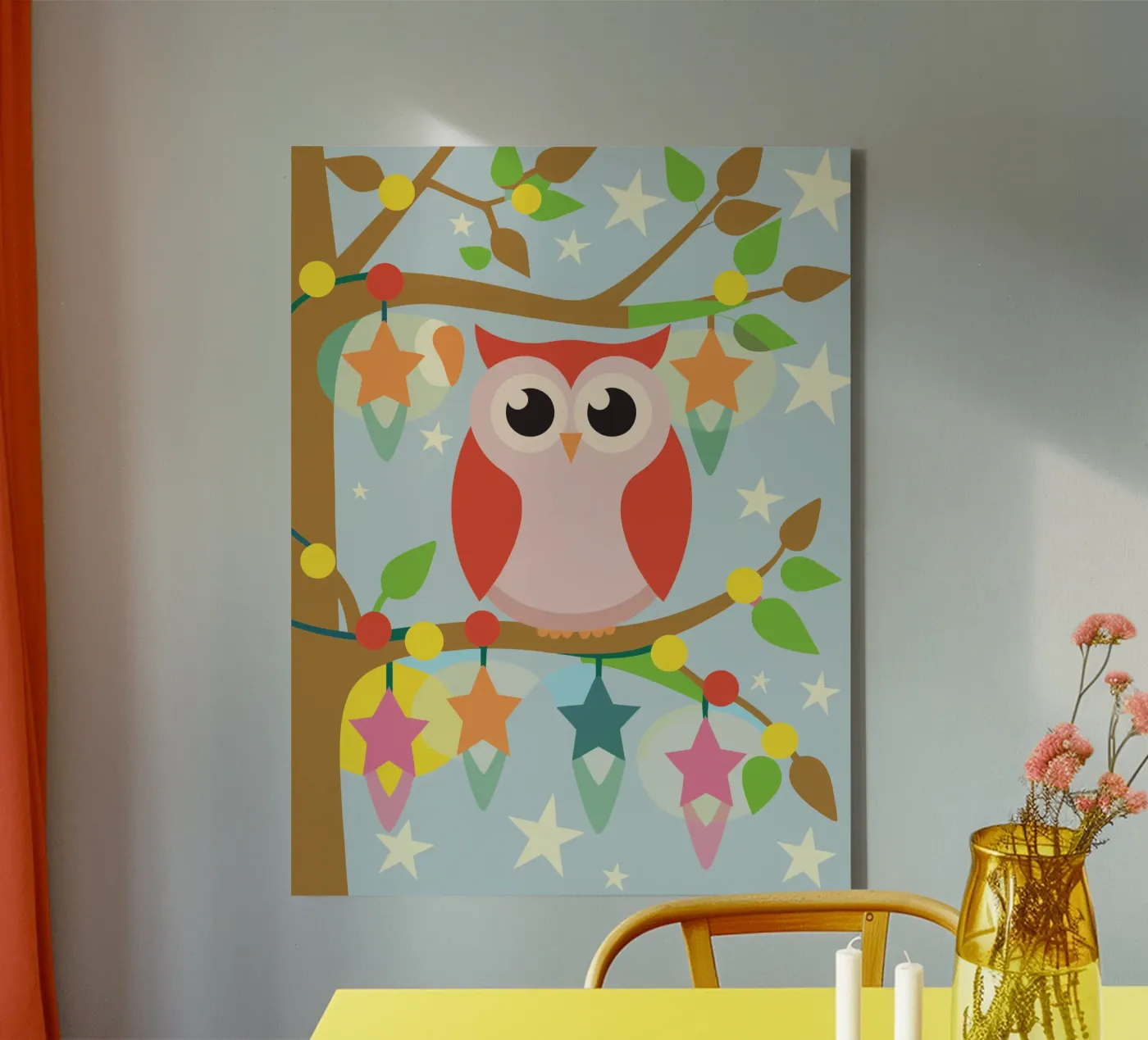 Eule Leinwand von CUTE ANIMALS