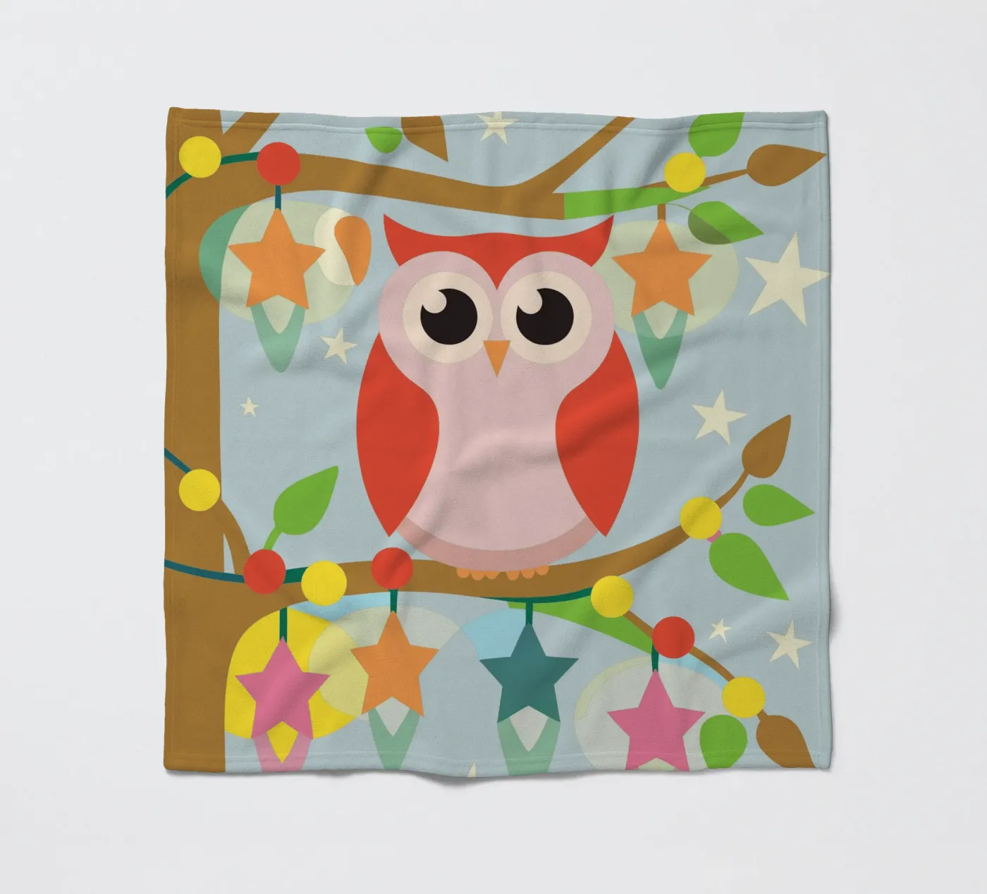 Uil fleecedeken van CUTE ANIMALS