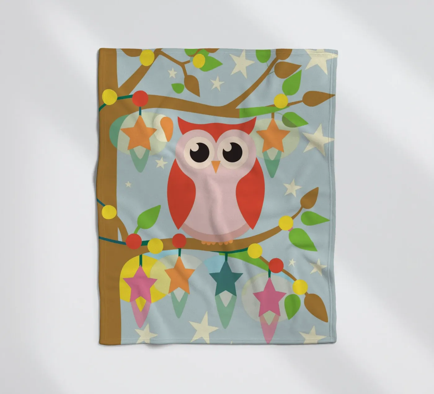 Uil fleecedeken van CUTE ANIMALS