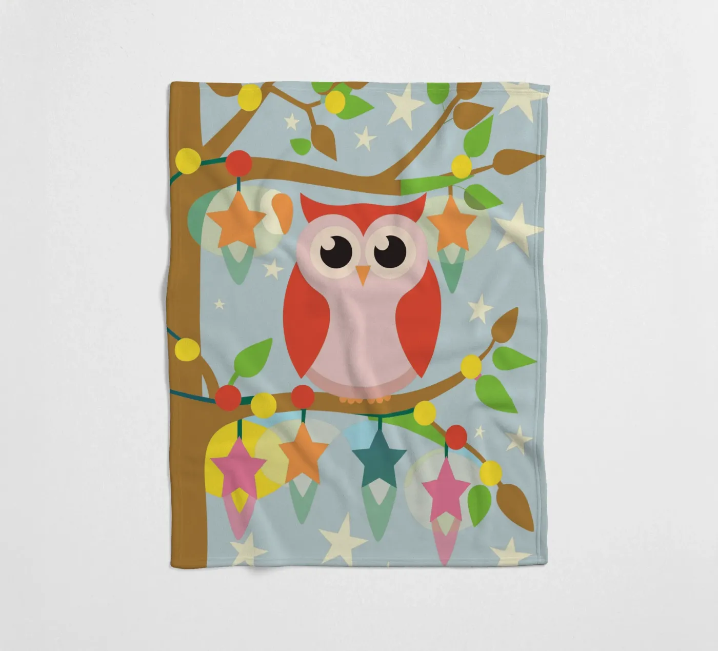 Uil fleecedeken van CUTE ANIMALS