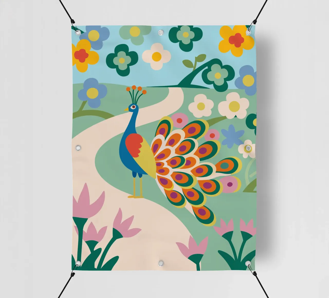 Peacock pvc cover by CUTE ANIMALS