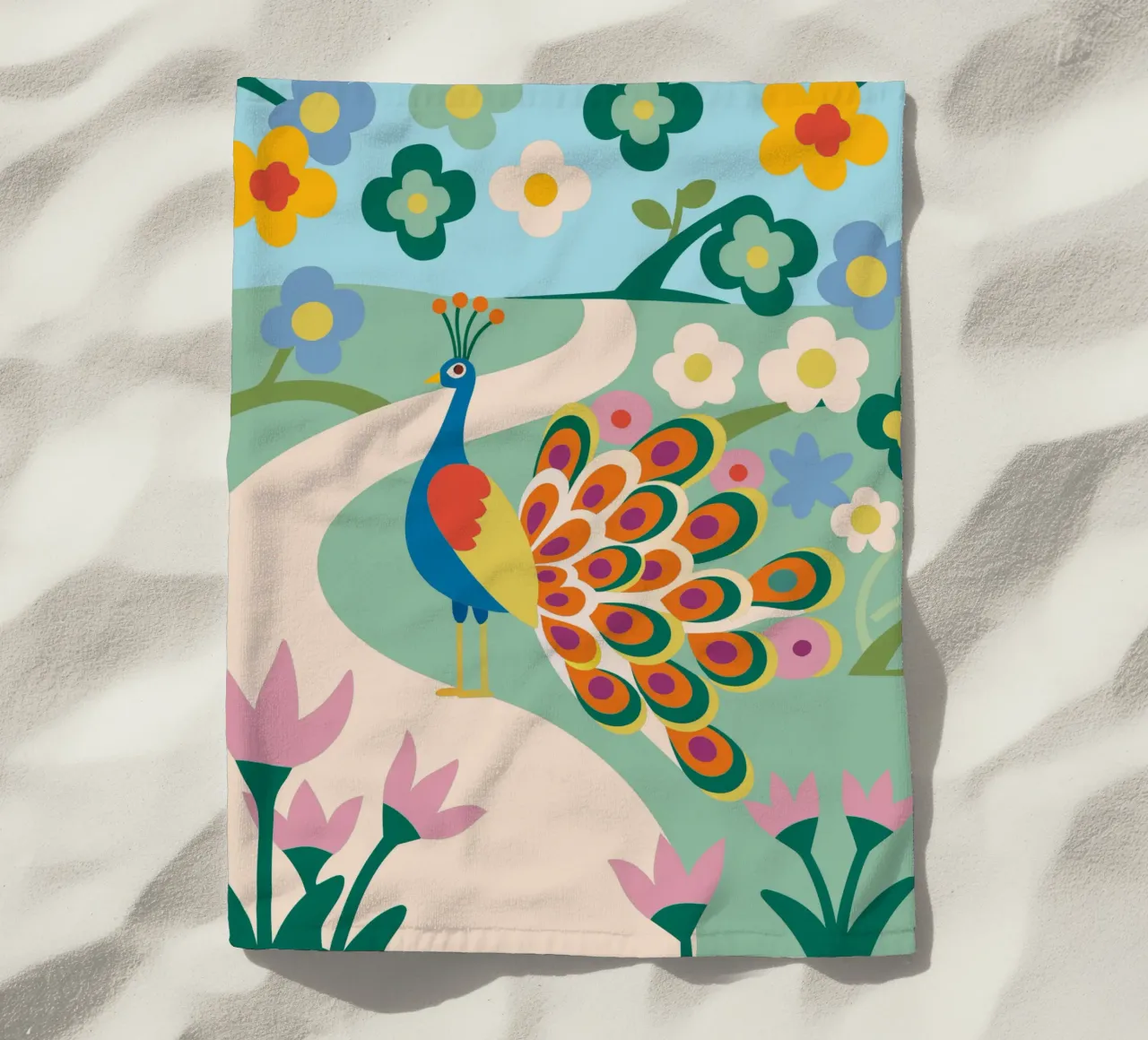 Peacock telo mare da CUTE ANIMALS