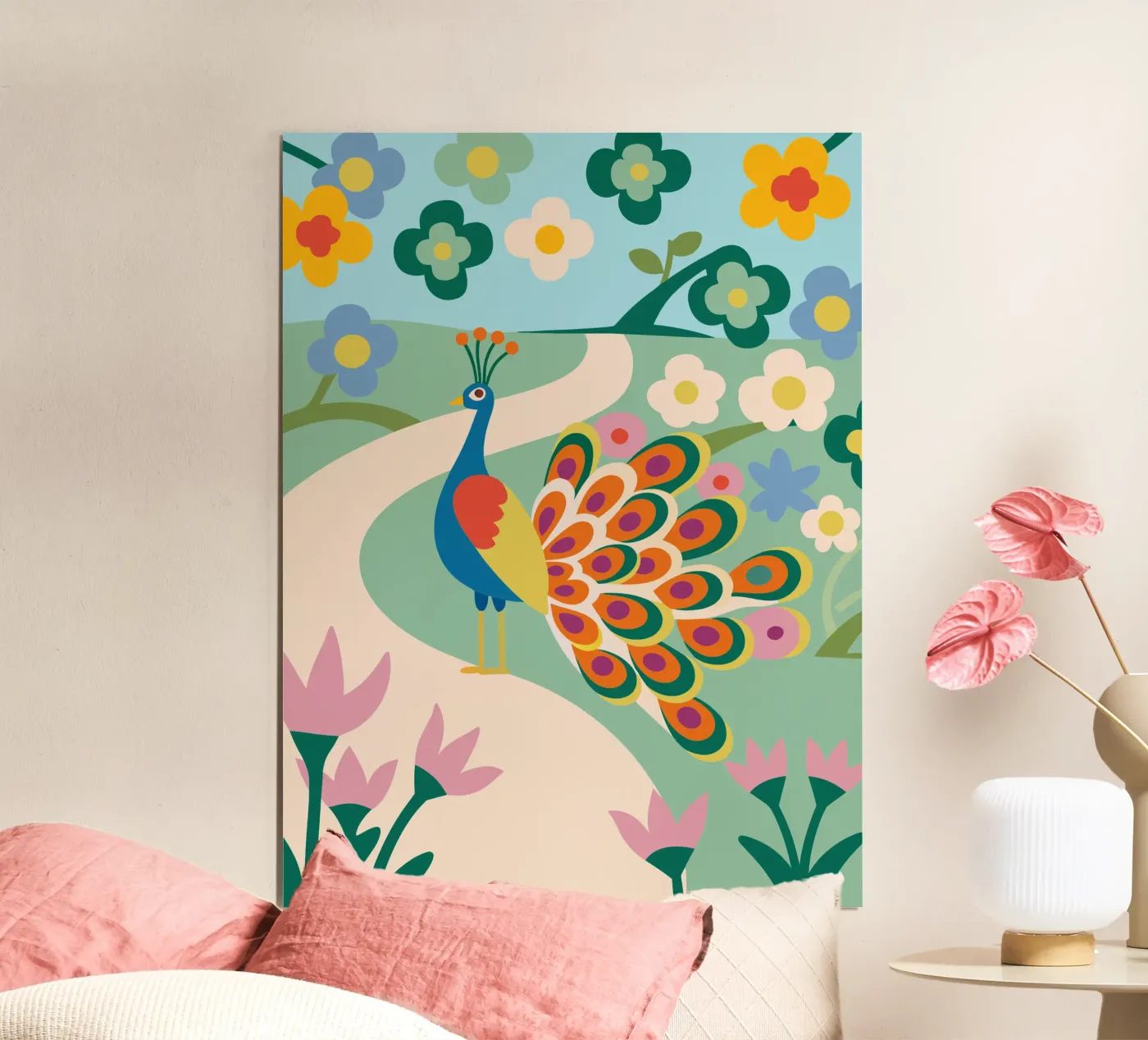 Peacock poster by CUTE ANIMALS