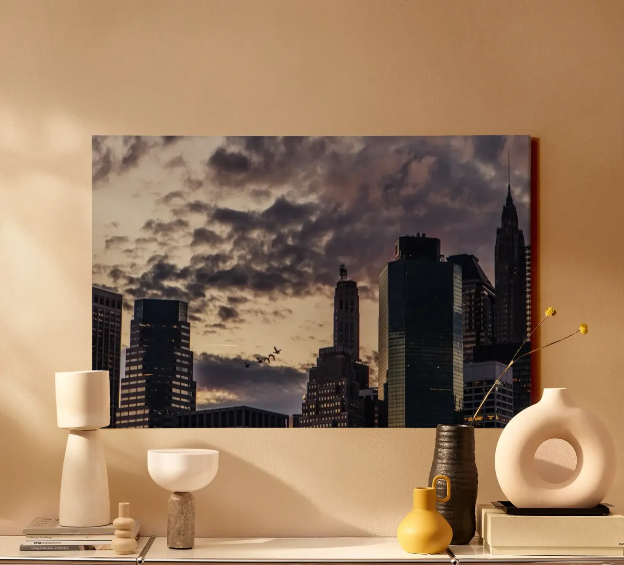 Skyline Serenity, New York tela da Wanderlust Vibes