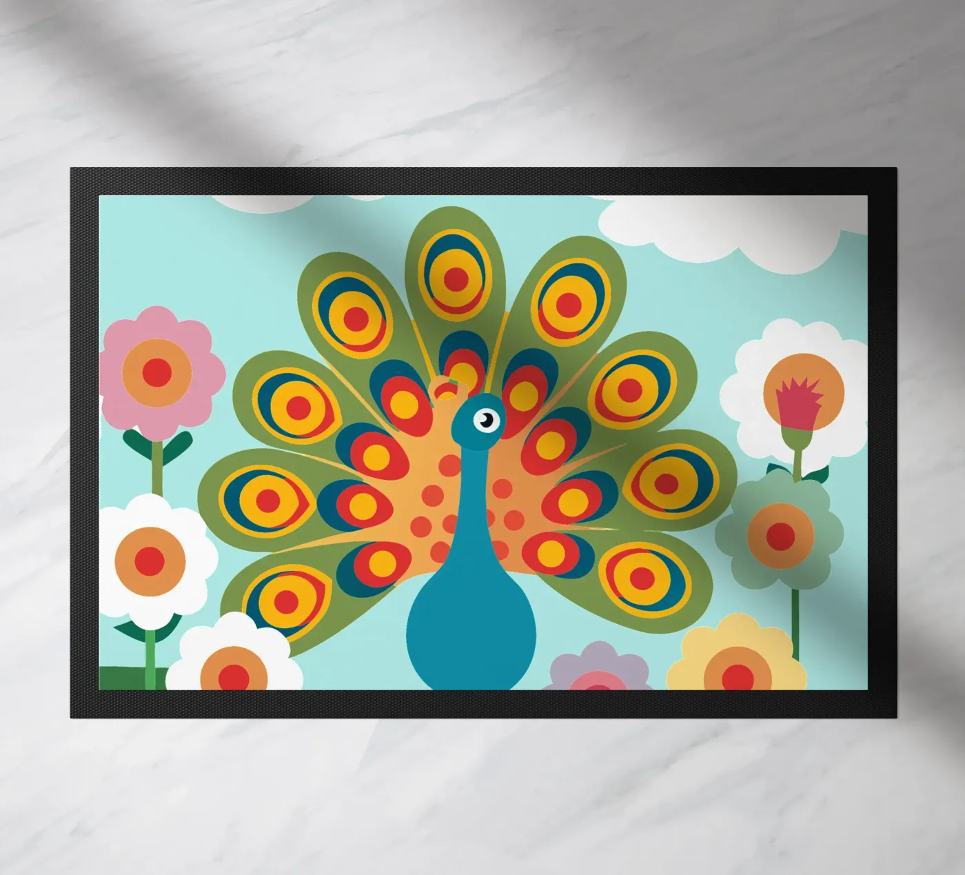 Peacock zerbino da CUTE ANIMALS