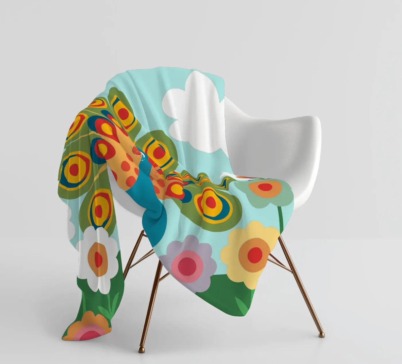 Pfau Fleecedecke von CUTE ANIMALS