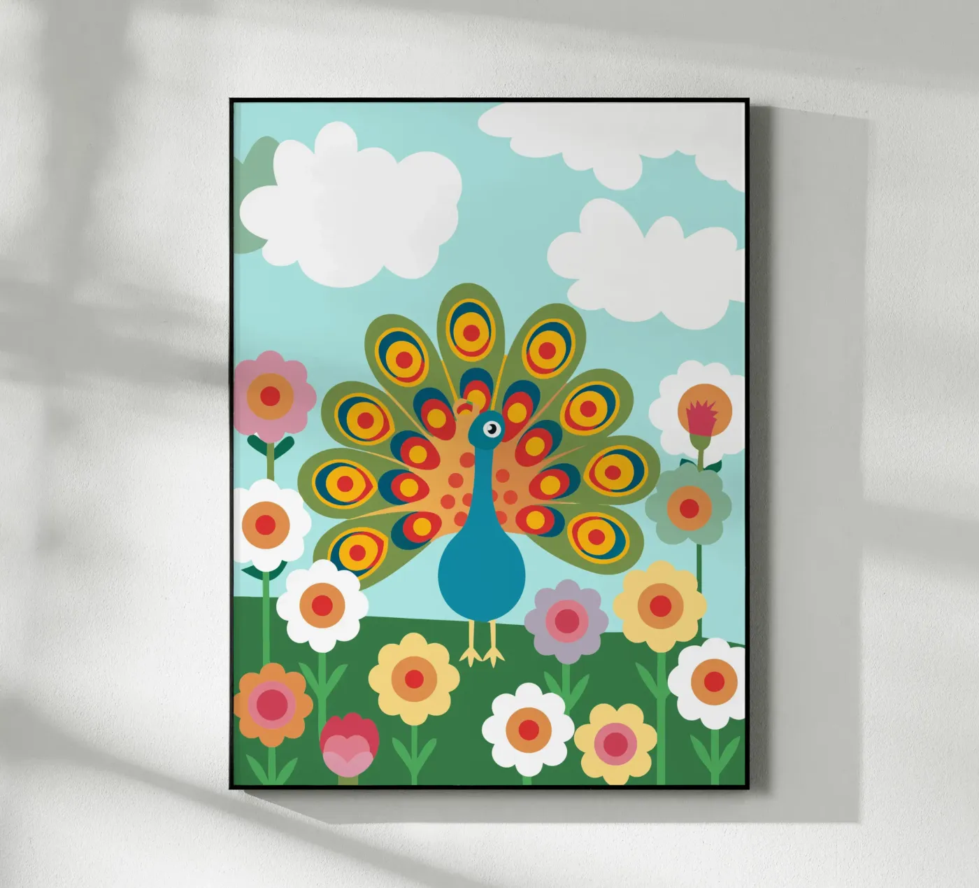Peacock Acryl-Glas von CUTE ANIMALS