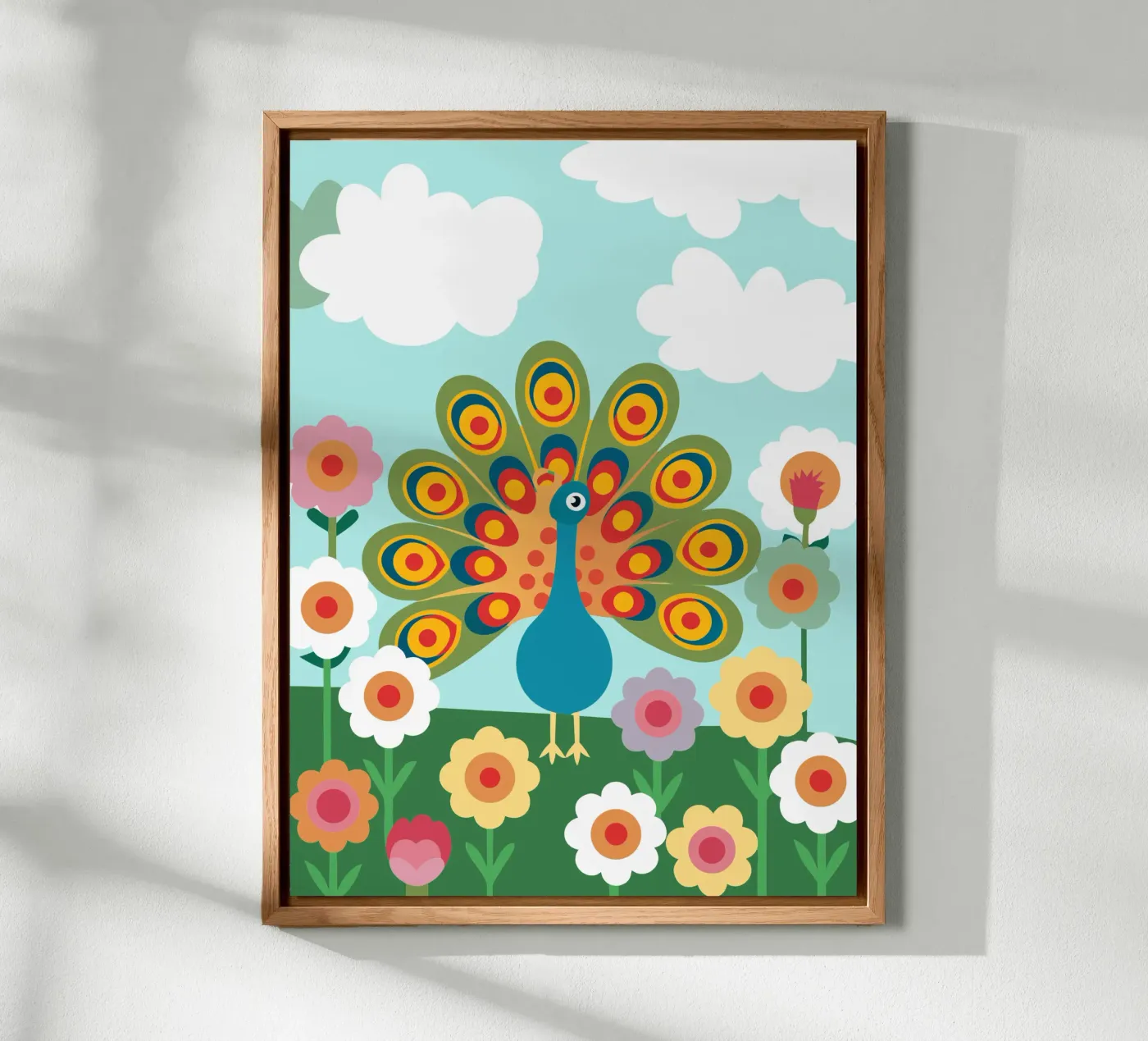 Pavone alluminio dibond da CUTE ANIMALS